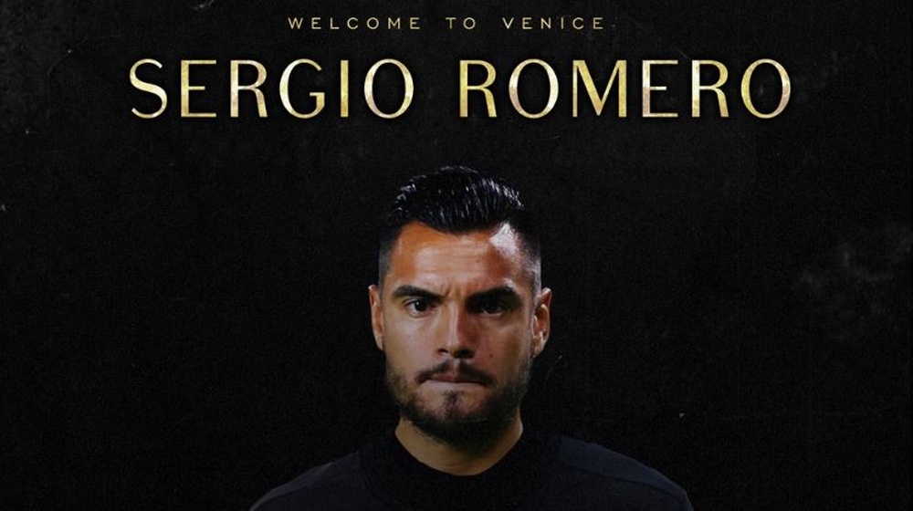 Sergio Romero firmó con el Venezia. VeneziaFC