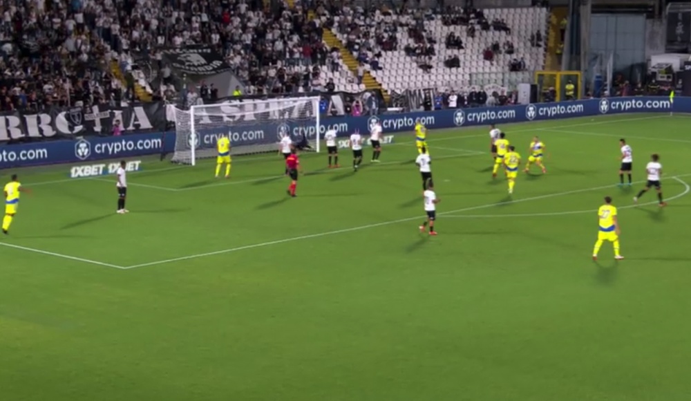 De Ligt puso el 2-3 para la Juventus. Captura/Vamos