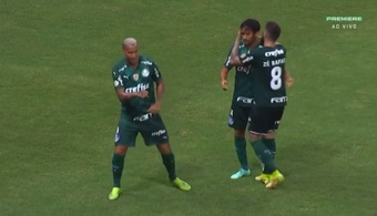 Palmeiras venció 1-2 ante Ceará. Captura/Premiere