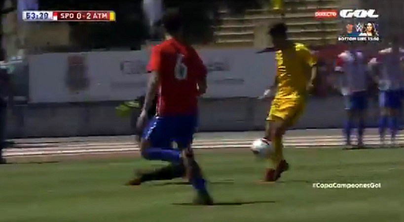 Sombrero Regate Al Portero El Golazo Del Atleti En La Copa Campeones