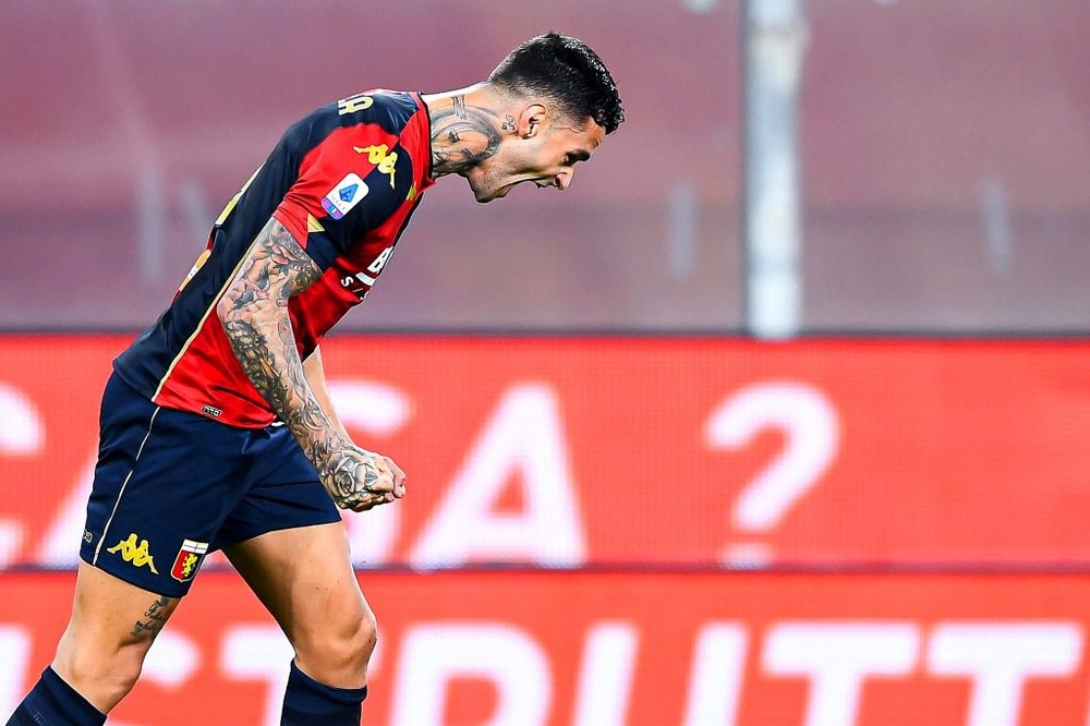 Gianluca Scamacca, obiettivo dell'Inter per il mercato invernale. EFE