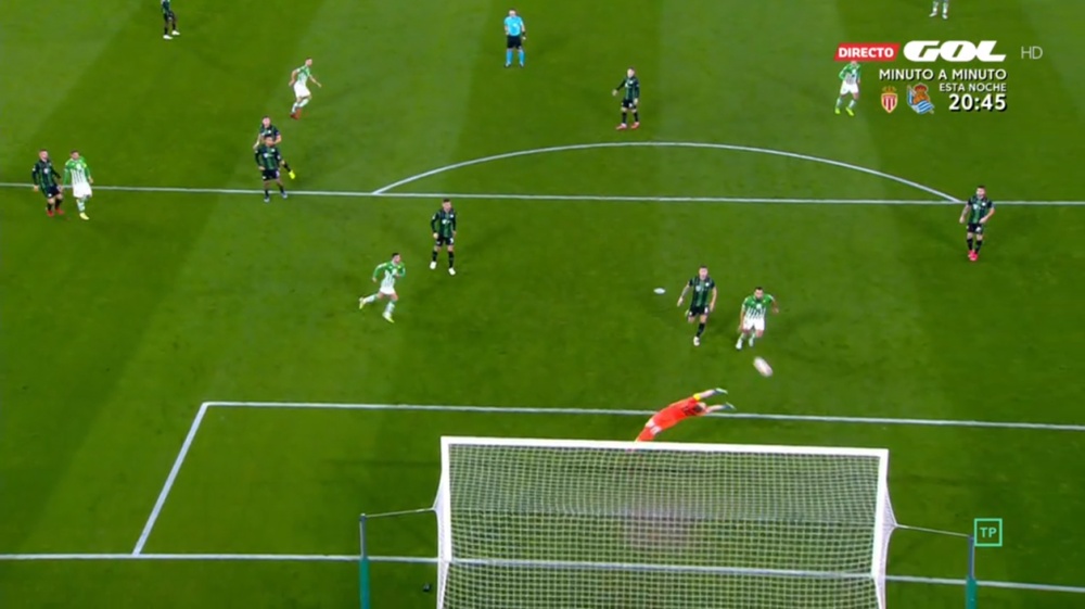 Canales hizo el 2-0 con un zurdazo magnífico. Captura/GOLTV
