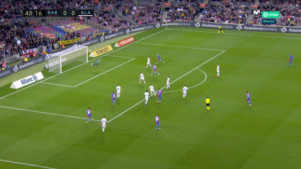 Depay porta in vantaggio il Barcellona. MovistarLaLiga