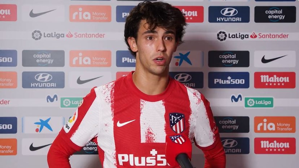 Joao Felix regrette le manque d'efficacité de l'Atletico.Twitter/Atleti