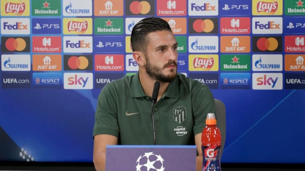 Koke deixou claro que o Atlético lutará até o fim. Captura/Atleti