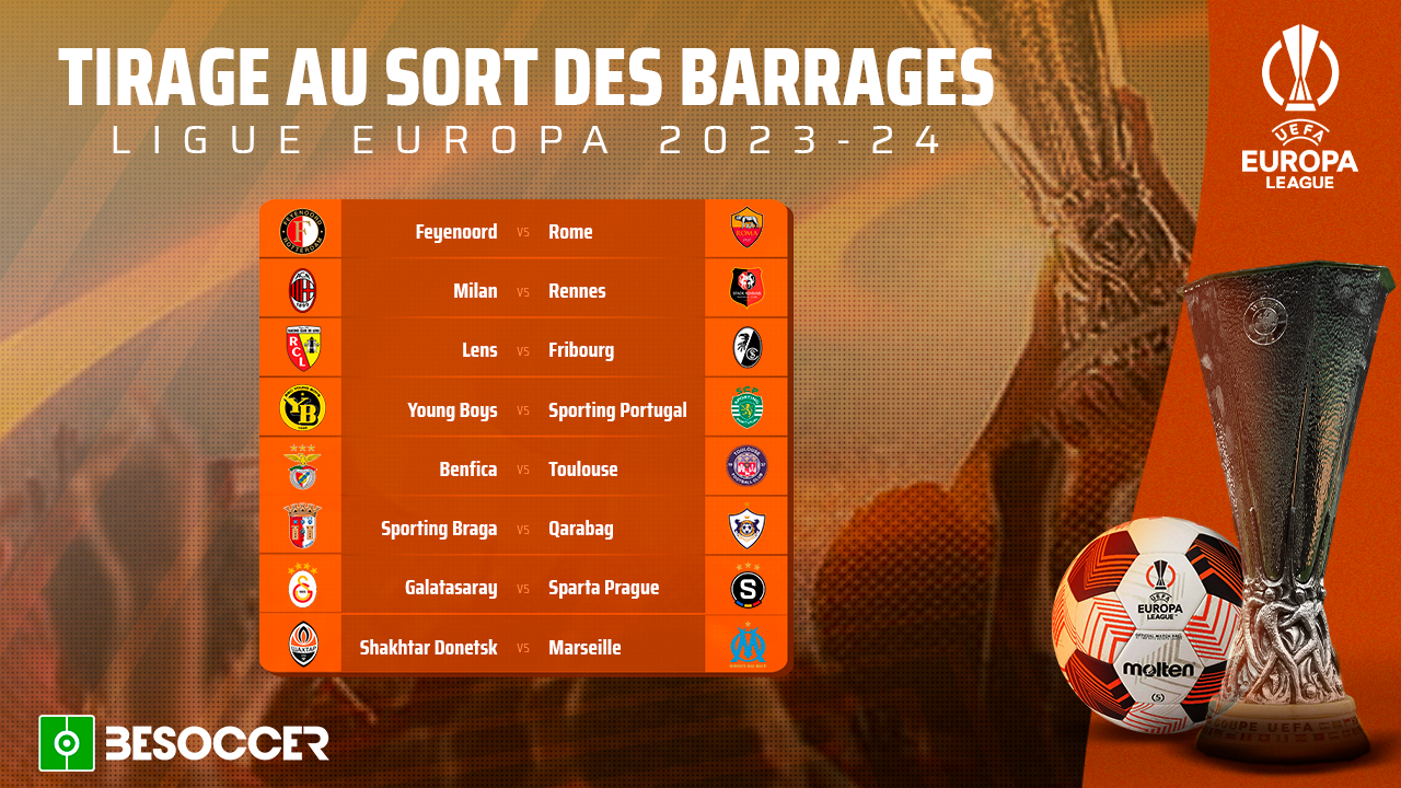 Le Tirage Au Sort Des Barrages De La Ligue Europa