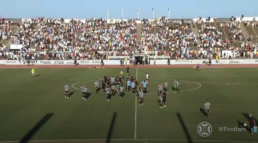 La Balona ganó 2-1 al Castilla. Captura/Footters