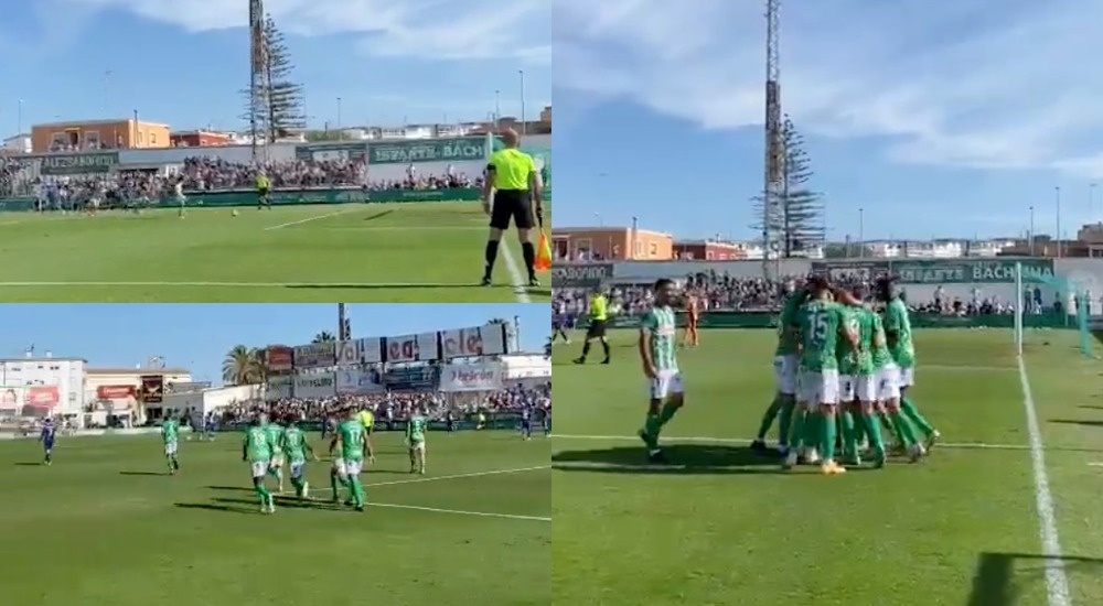 El Atlético Sanluqueño ganó con comodidad. Capturas/AtcoSanluqueno