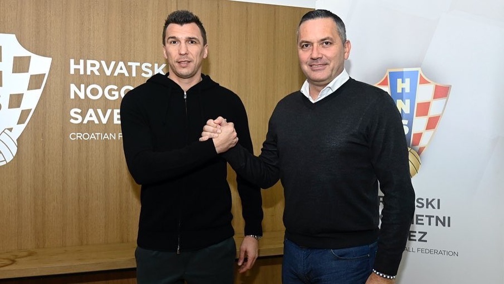 Mandzukic devient l'adjoint du sélectionneur croate. Twitter/HNS_CFF