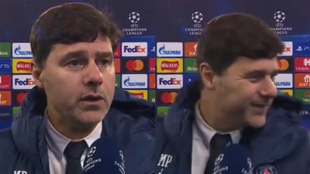 Pochettino no se mojó sobre si entrenará al United. Capturas/MovistarLigadeCampeones