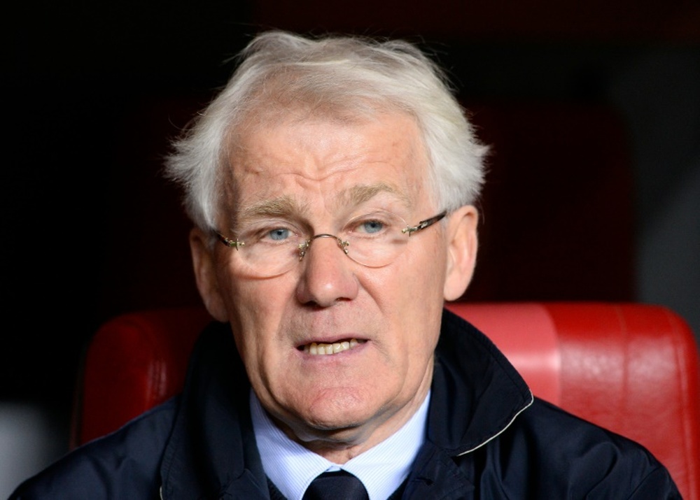 Morten Olsen, against World Cups every two years. AFP
