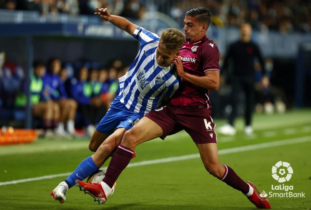El Málaga venció por 2-1 a la Real Sociedad B. LaLiga