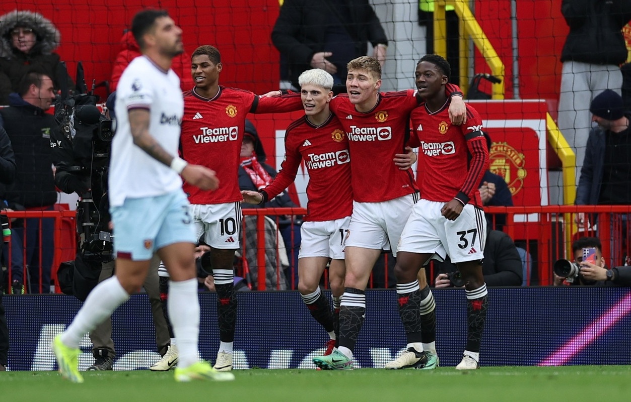 grande atuação de Garnacho Manchester United vence o West Ham