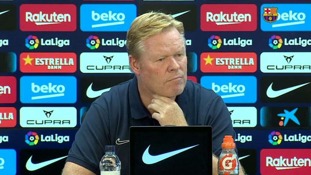 Koeman revient sur les rumeurs en conférence de presse. Capture d'écran / BarcaTV