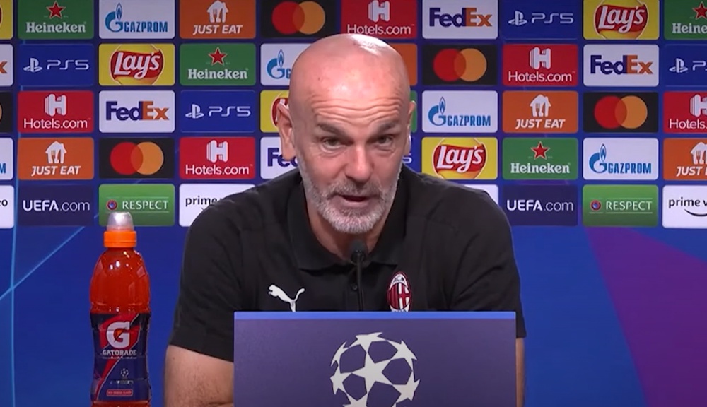 Pioli in conferenza stampa. UEFATV