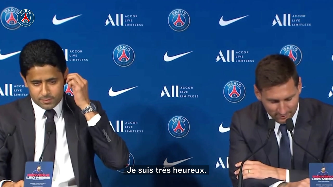 VIDEO Les Premiers Mots De Lionel Messi Au Paris Saint Germain