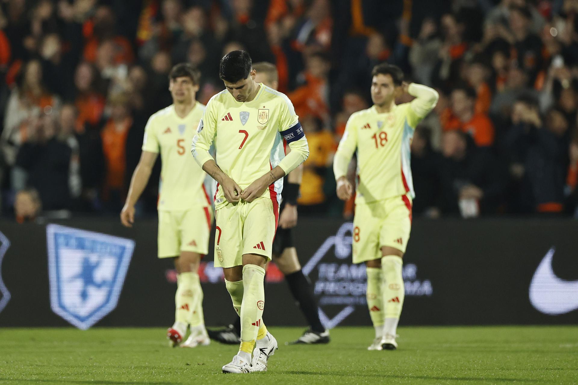 Morata, baja en el entrenamiento por indisposición