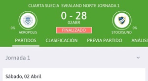 Ocurrió en Suecia: ¡un partido terminó 0-28!