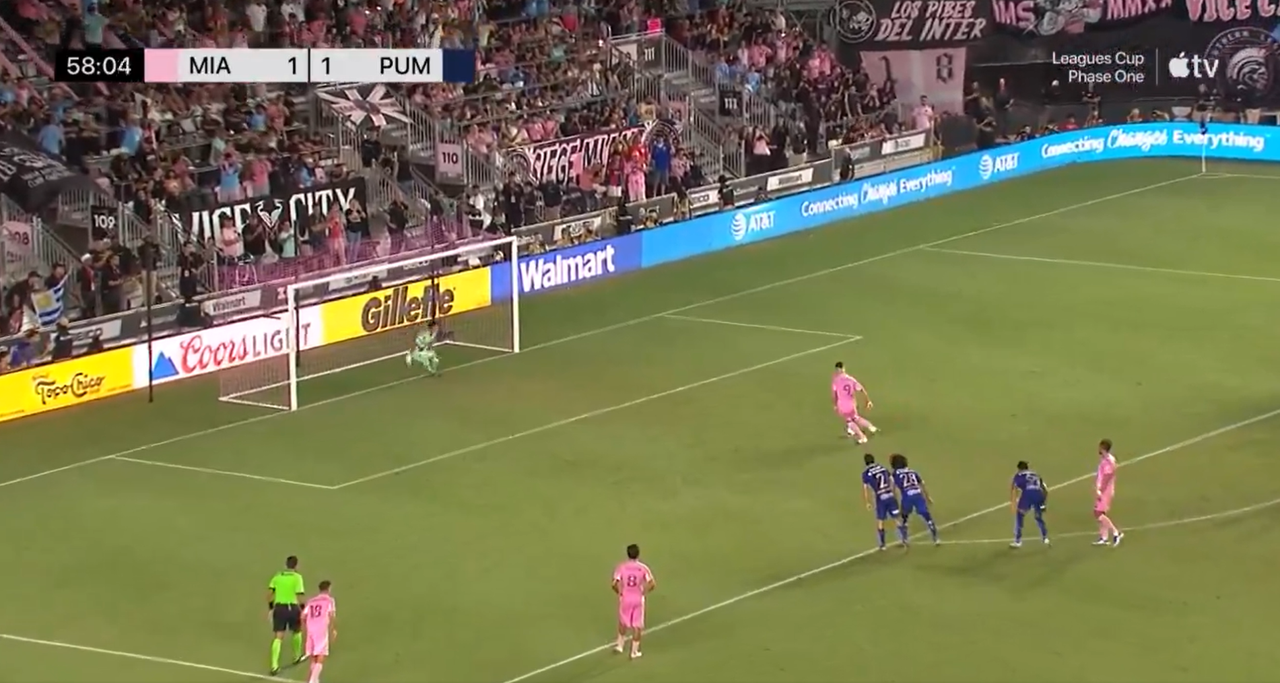 Suárez hizo de Messi: 'Panenka' y a los cuartos de la Leagues Cup