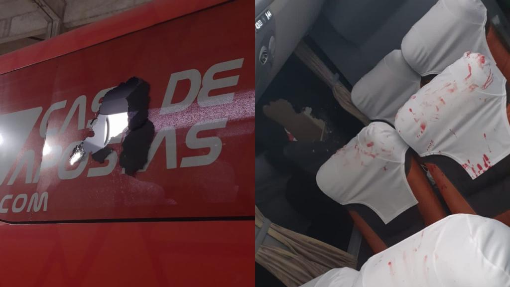 ¡Atacan con una bomba el autobús de Bahía! Hay tres jugadores heridos