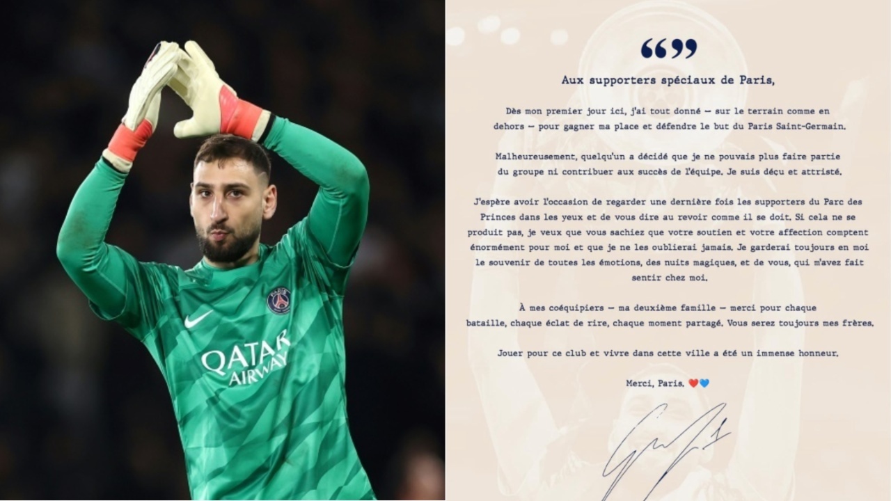 Donnarumma señala a Luis Enrique y confirma su salida del PSG