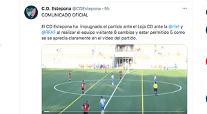 Impugnado un partido en Tercera: ¡se saltaron el límite de cambios permitidos!