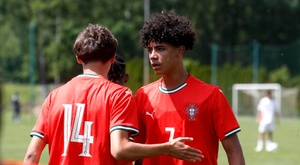 Cristiano Jr. lució el '7' de su padre en su debut victorioso con Portugal Sub 15