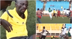 Brutal paliza de los aficionados del DCMP a un árbitro congoleño
