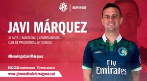 Javi Márquez, nuevo jugador del Nàstic