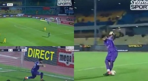 El viral error de un arquero para anotarse el 8-0 en contra
