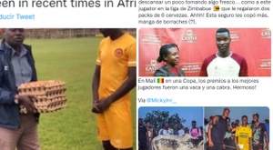 Los premios 'MVP' en África: ¡huevos, cervezas o una afeitadora eléctrica!