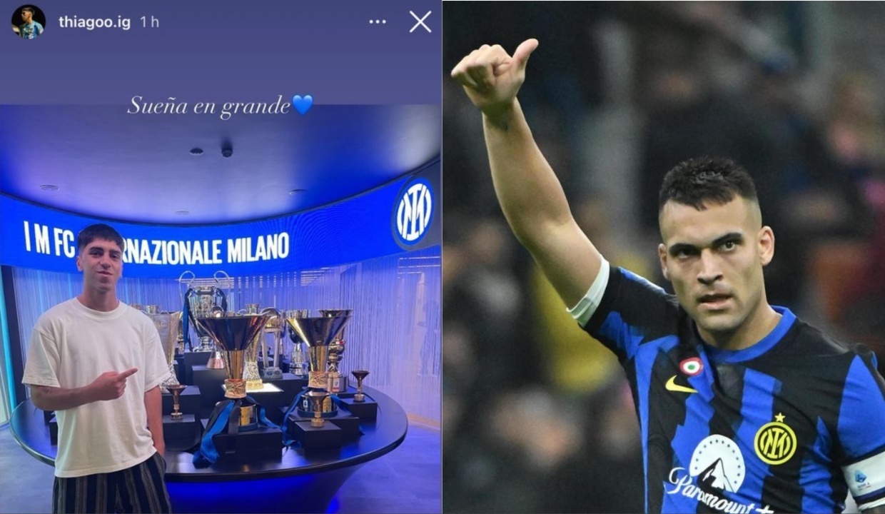 Thiago Romano, el 'nuevo Messi' y con Lautaro como mentor