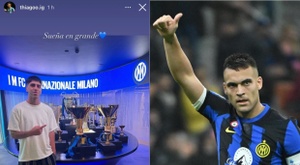 Thiago Romano, el 'nuevo Messi' y con Lautaro como mentor