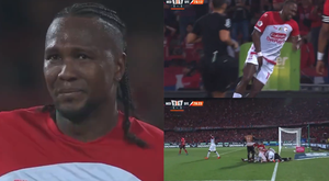 Heroico: Rodallega, lesionado, lloraba un minuto antes de hacer el gol para ser campeón