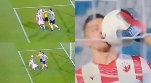 Le marcan un penalti decisivo, se lo celebran en la cara y se venga de la forma más surrealista