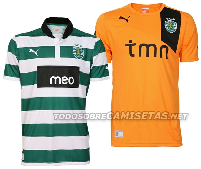 Camisetas del Sporting de Lisboa 2012/2013