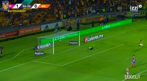 VÍDEO: el misil de Aquino en la goleada a Atlético San Luis en 2018