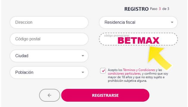 Interfaz de Gran Casino Madrid en dispositivo móvil