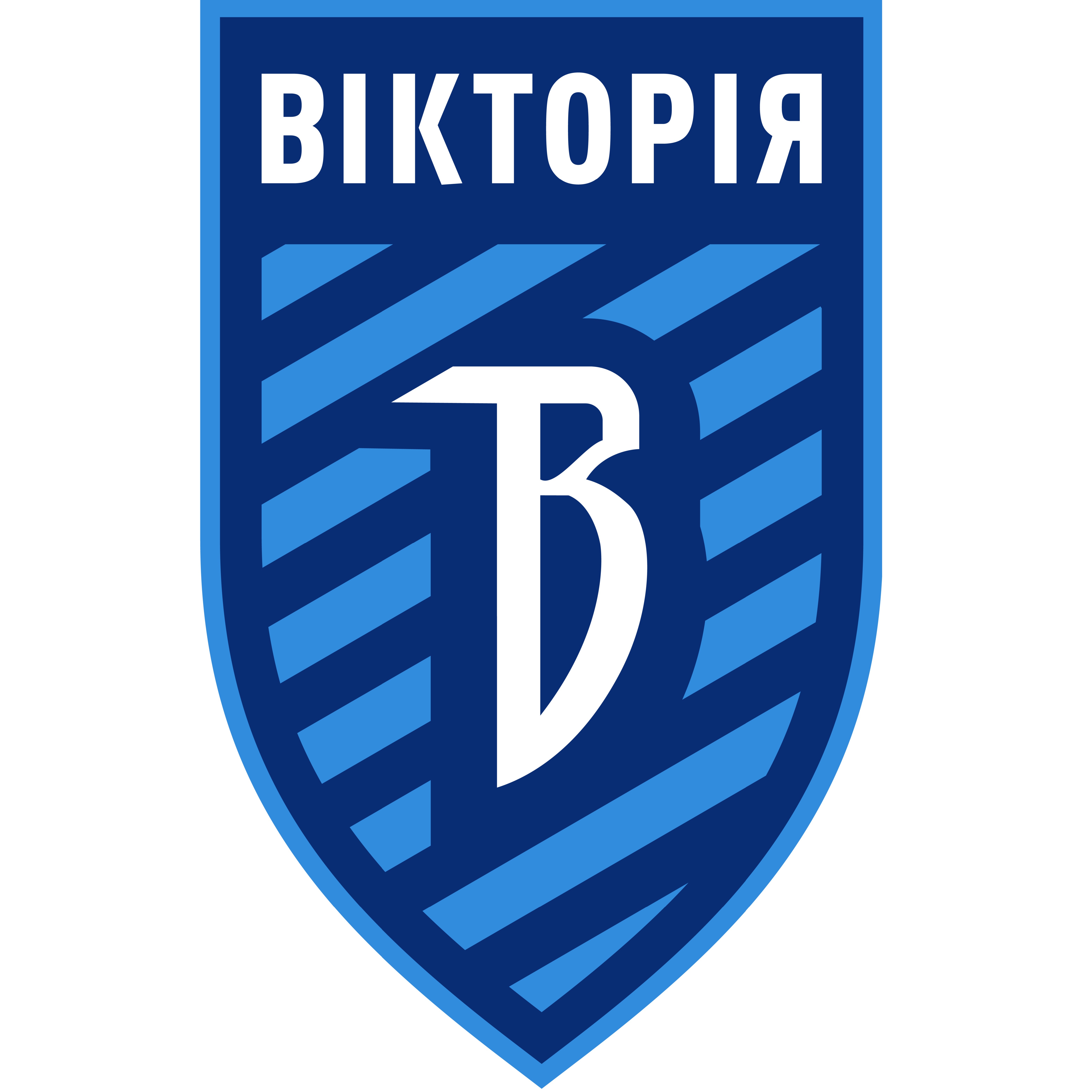 Escudo del Viktoriya Mykolaivka