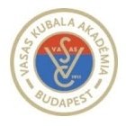 Escudo del Vasas Kubala Sub 17