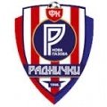 Escudo del Radnički Nova Pazova