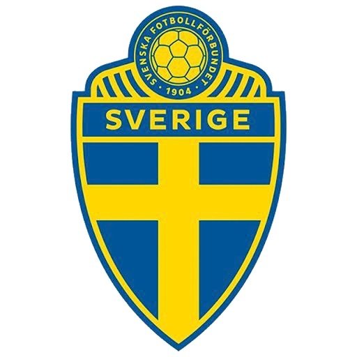 Escudo del Suecia Sub 18