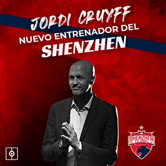 Jordi Cruyff, nuevo entrenador del Shenzhen, 08/02/2022