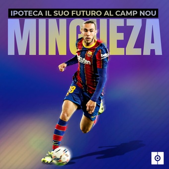Mingueza se labra su futuro en el Camp Nou, 19/03/2021