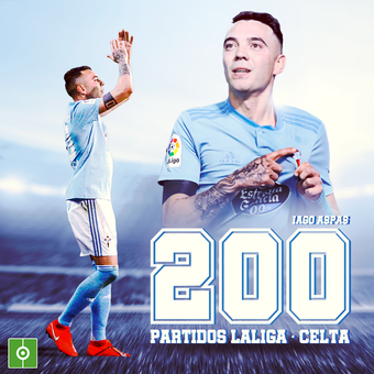 200 partidos de Iago Aspas con la camiseta del Celta, 08/02/2022