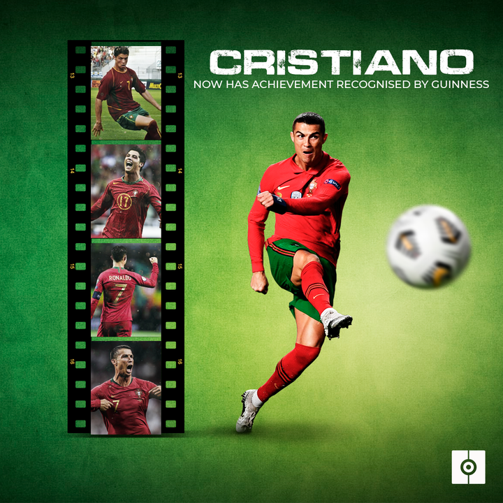 Cristiano now has achievement recognised by Guinnes