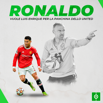 Ronaldo vuole Luis Enrique per la panchina dello Un, 08/02/2022