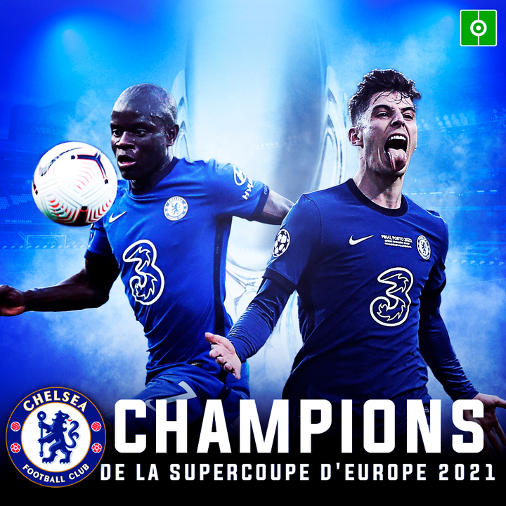 Chelsea Champions de la Supercoupe d Europe 2021