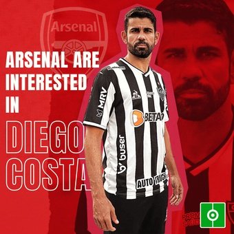 Arsenal are interested in Diego Costa, 08/02/2022