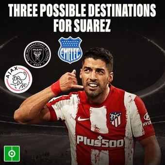 Three possible destinations for Suarez, 22/05/2022